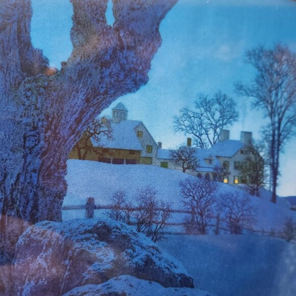 1952 Vintage Original MAXFIELD PARRISH Lights of Welcome Chromolithograph Print - Picture 5 of 9